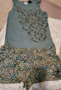 Harley- Davidson short set